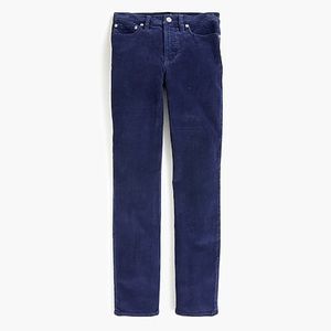 J. Crew Blue Vintage Straight Corduroy Pants